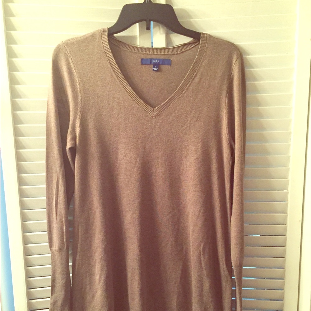 🖤Tan/Light Mocha Tunic Sweater